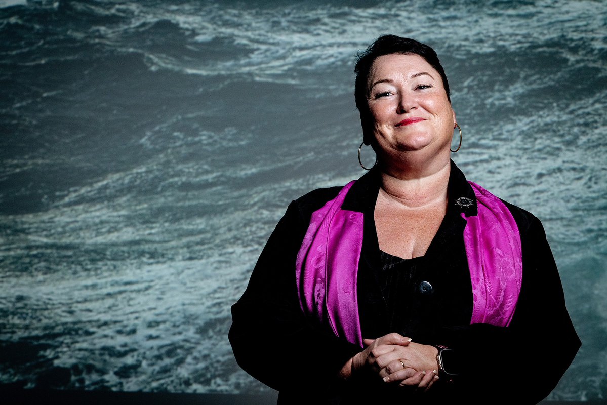 "It is the delight of my life to be here, working at this time ... to try and change our climate future."
— <a href="/DeepBlueSeaNext/">Prof. Joellen Russell</a> Joellen Russell, oceanographer, climate scientist and <a href="/uarizona/">University of Arizona</a> Distinguished Professor of biogeochemical dynamics bit.ly/3XEi9VR
