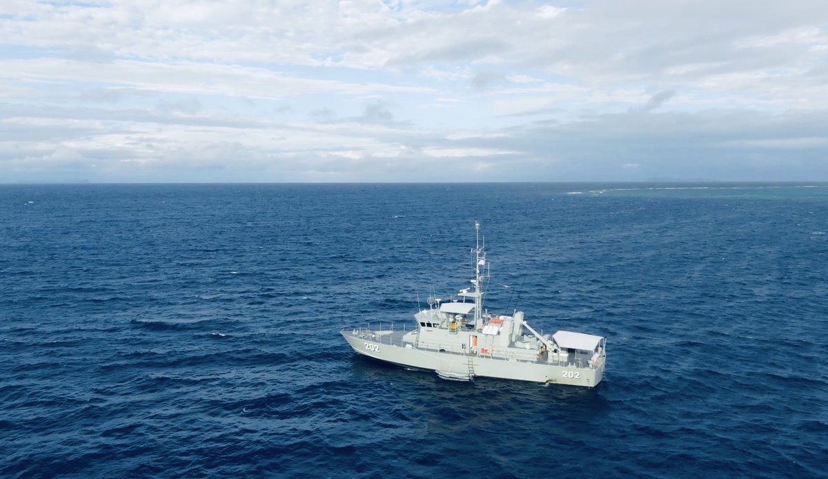 RCC Fiji is coordinating a #SAR case in waters around Matuku Is for a boat that capsized yesterday Following the alert, local search teams, @FijiNavy SAR Flight & 𝙍𝙁𝙉𝙎 𝙆𝙞𝙠𝙖𝙪 were tasked 2 people have been rescued & search efforts continue for 1 missing #Fiji