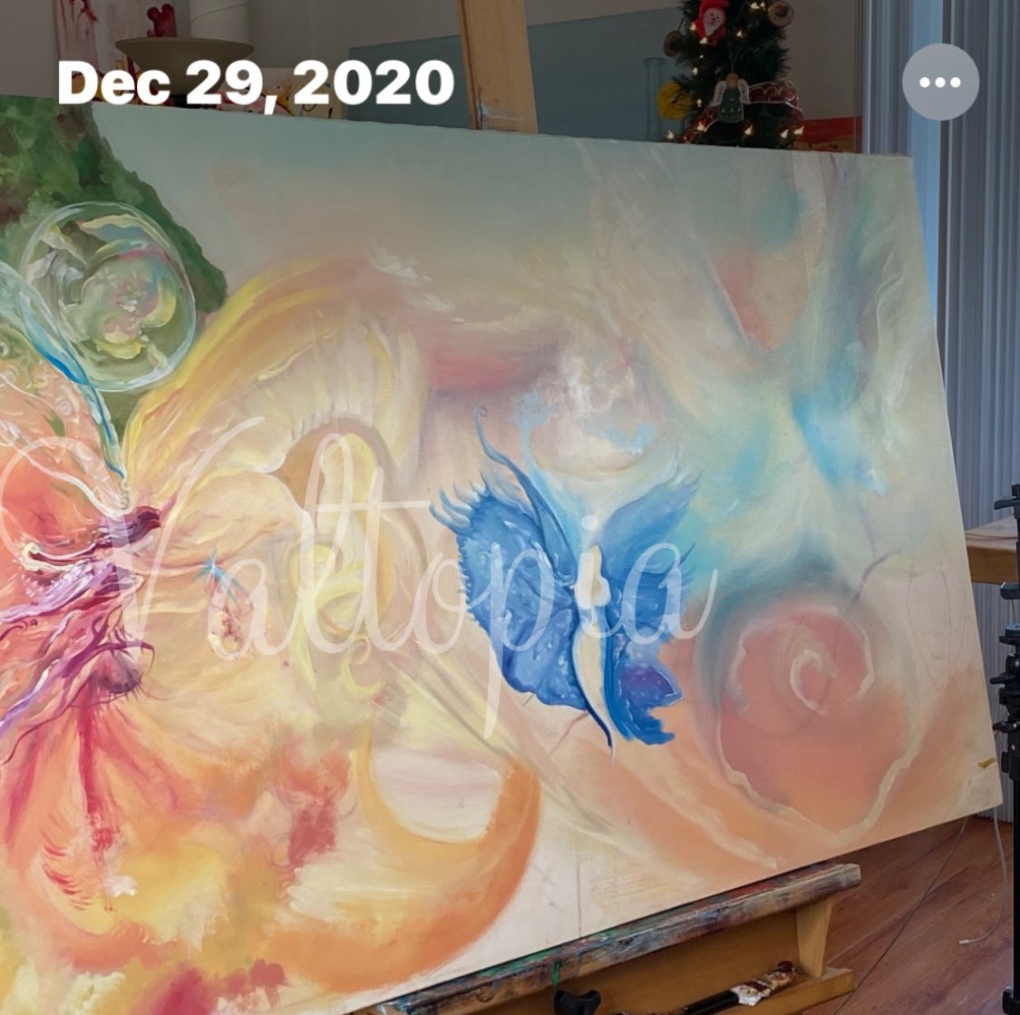 Valtopia2's tweet photo. @realstewpeters I painted it in my painting in December 2020 😳🙏 https://t.co/JEsfE8gua2