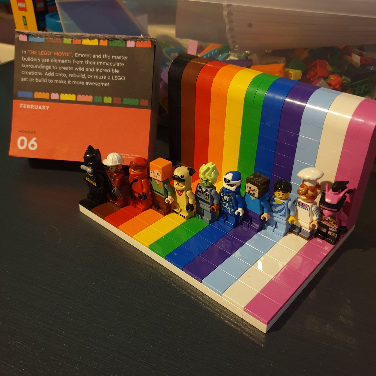 Day 37 of the #dailylegobuildscalendar take a set and make it awesome had to choose #everyoneisawesome  ... 🙂

#lego #legomakes #minilegomakes #legomoc #legodailybuilds2023 #legodailybuilds  #legodailybuildscalendar #legocalendar2023  #legodailypromptscalendar