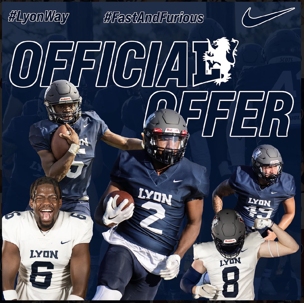 connorsimms1371's tweet image. #AGTG after a great talk with @CoachRFreeland i am blessed too receive an offer from lyon college🙏🏾@coachJ_80Mil @bjackson32 @Jordan_Black10 @_groneal