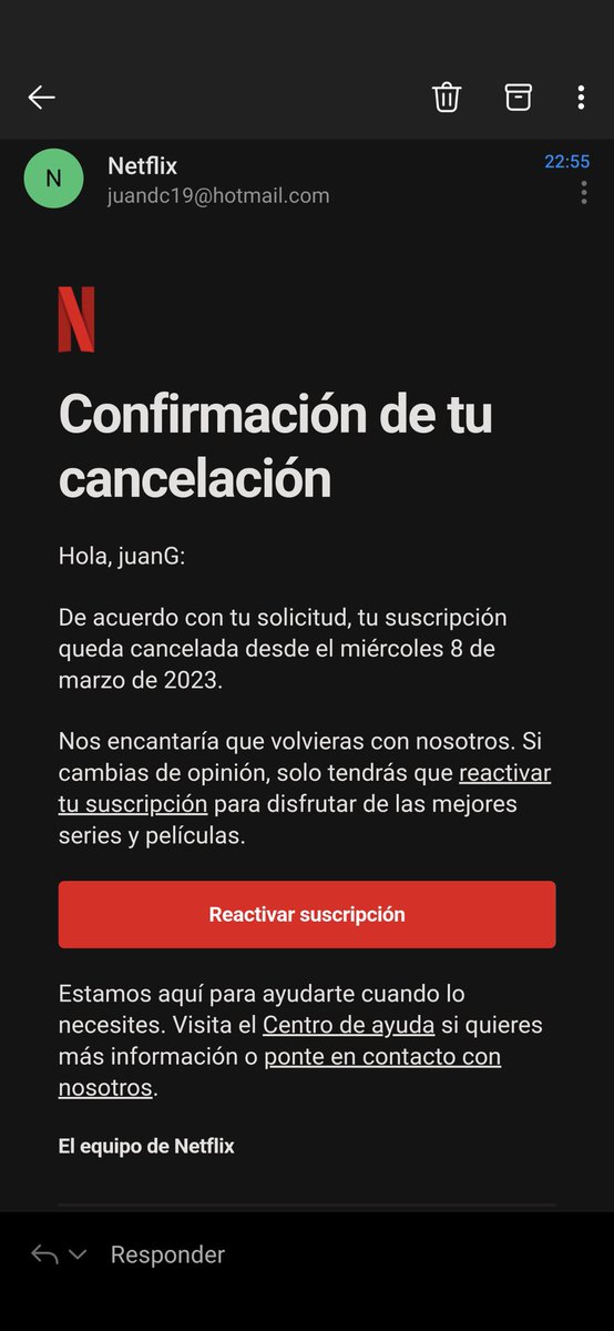 juanchokoku's tweet photo. #AdiosNetflix https://t.co/qFbG811bh7