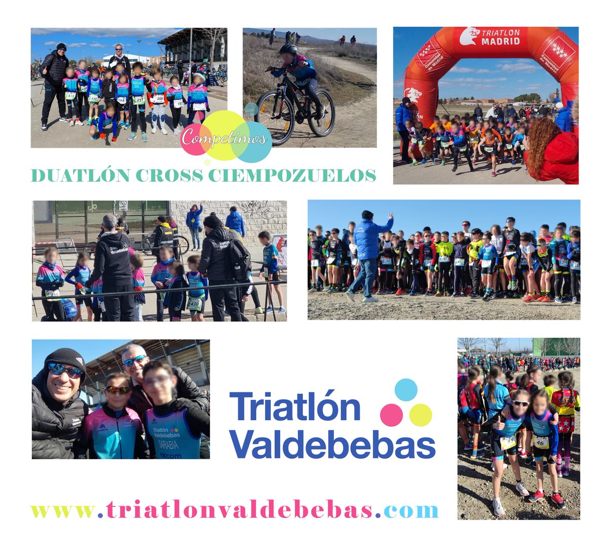 trivaldebebas's tweet photo. #Competimos en el "Duatlón cross escolar de Ciempozuelos" (Cto. Madrid Alevín e Infantil). ¡Todos nuestros deportistas lo han hecho genial!🏃🏽‍♀️🚵🏼‍♀️🏃🏽‍♀️
Mención especial a nuestro Marco Hernández que ha conseguido 2º de Madrid Infantil Masculino de Duatlón cross #triatlon #valdebebas https://t.co/NzOlPr5C1q