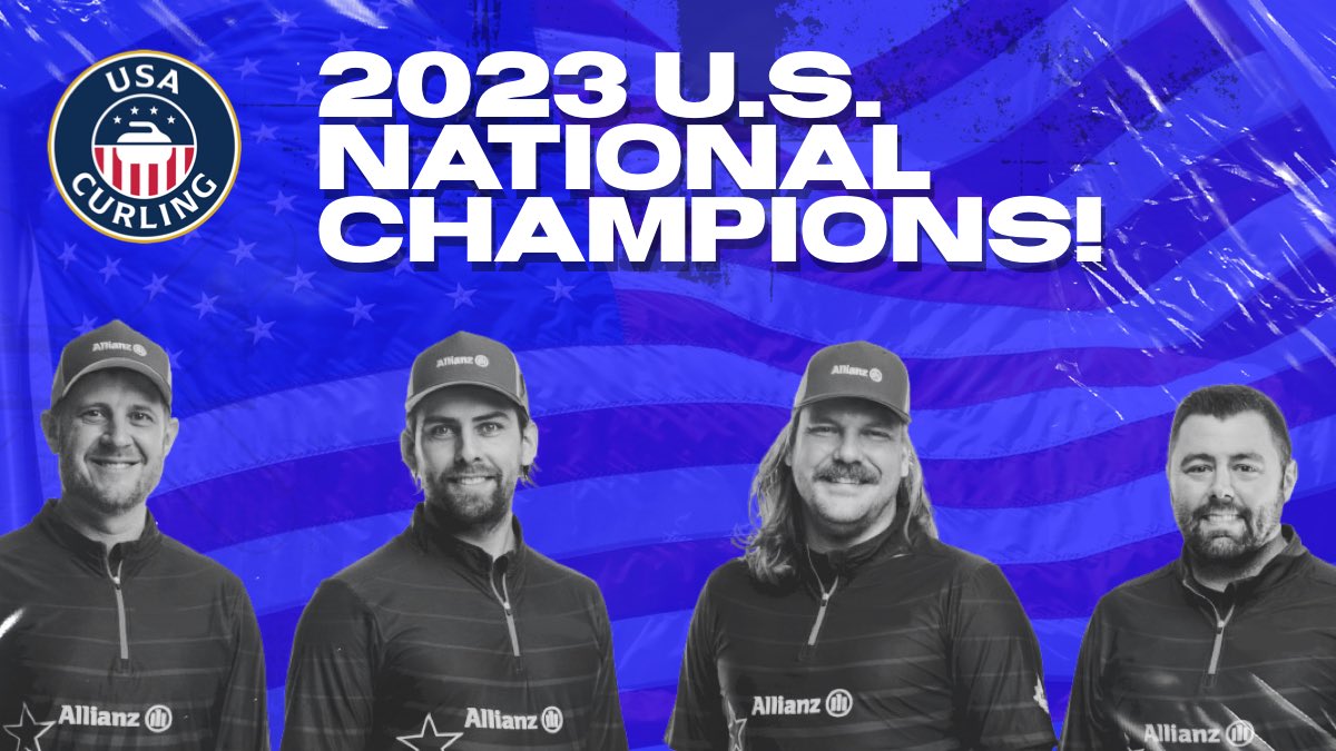 Feels amazing to be the 2023 <a href="/usacurl/">USA Curling</a> Men’s National CHAMPION!!!

#TeamShuster 
#curling
#Champs
#TeamUSA