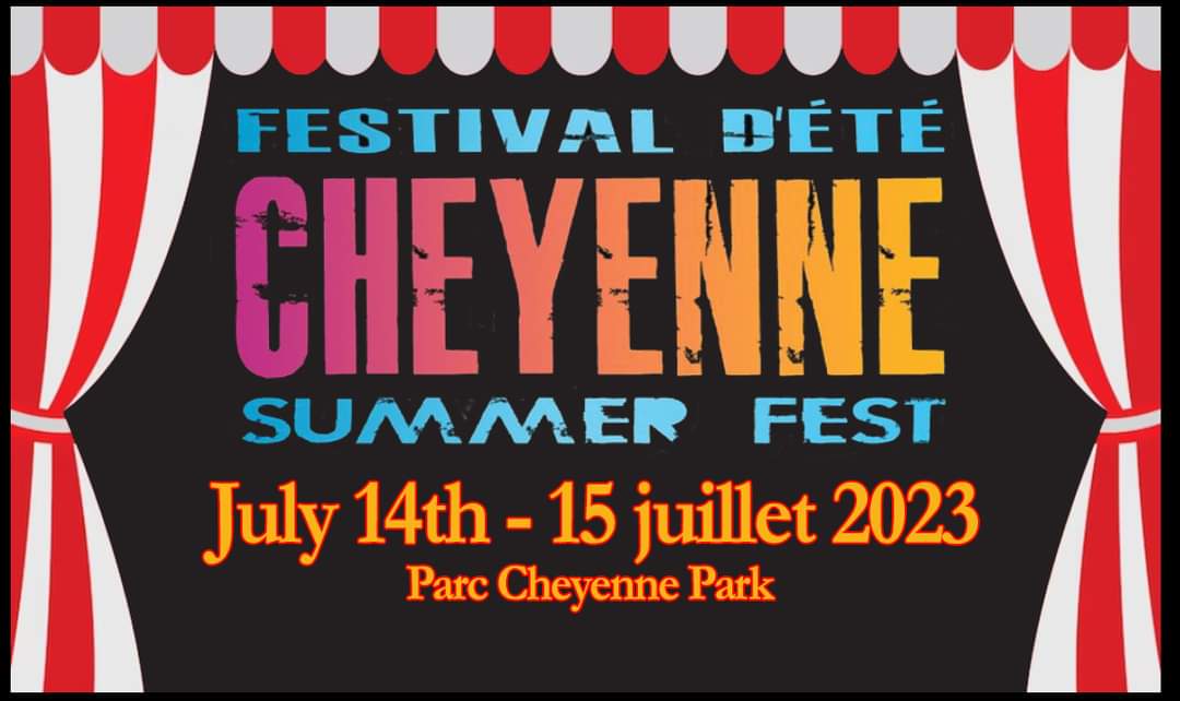 CheyenneFest's tweet photo. RÉSERVE CETTE DATE 📅

C'est le temps de marquer vos calendrier pour l'événement le plus attendu de l'année! - le Festival de Cheyenne 2023 ! Préparez-vous à faire la fête et à vivre deux jours d'excitation, de plaisir et d'aventure.

#CheyenneFest2023 #SteAgatheMB #CDCRitchot https://t.co/nnh8WXgfr1