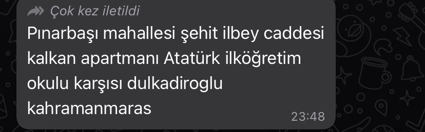 Teyit edilmiş bilgi içeride canlı çocuk var. Annesi söylüyor. Acil.