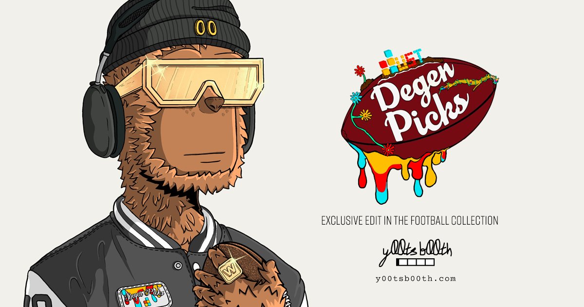 We upgraded our f00tball collection with a <a href="/degenpicksxyz/">Degen Picks</a> varsity jacket. 🏈

Make your picks with the Super Bowl LVII $dust pool right now!