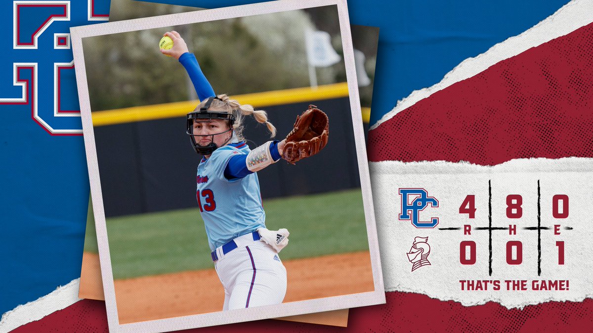 BlueHoseSB's tweet photo. Dodged the rain and the Knights 👊

Jenna Greene throws a 𝐍𝐎-𝐇𝐈𝐓𝐓𝐄𝐑 with 9️⃣ K's for our third shutout in four games 🥵

The 2nd time in the last 3 years with a 4-0 start to the season ⚔

#GoBlueHose https://t.co/RhZ35GziCJ