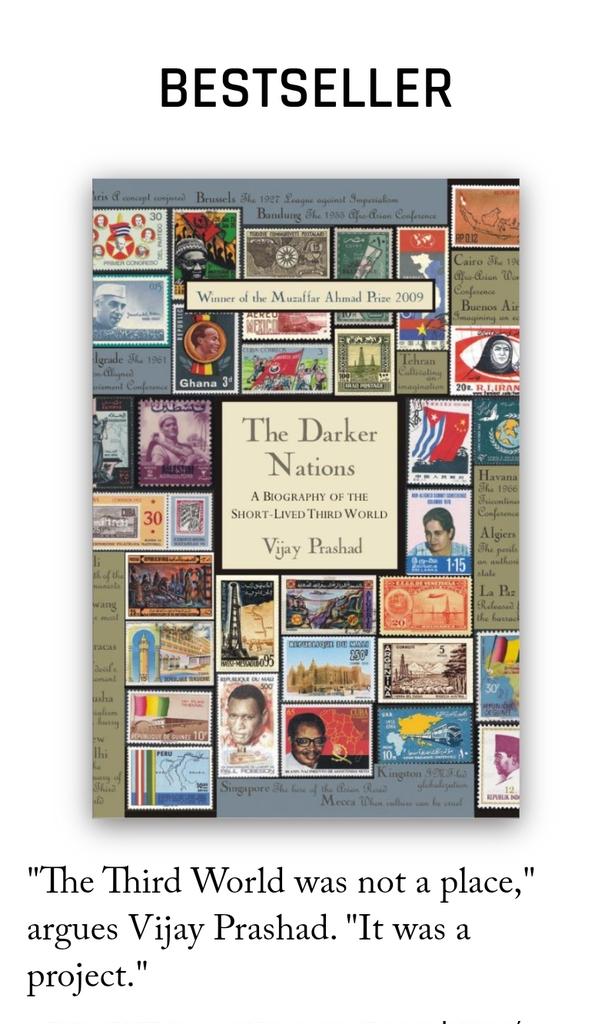 Best Seller..!!

The Darker Nations
A people's history of the third world
By <a href="/vijayprashad/">Vijay Prashad</a>

"This book is the first comprehensive political history of the Third World as a concept and as a project.." said Immanuel Wallerstein

Grab your copy
mayday.leftword.com/catalog/produc…