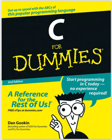 mrfattaah's tweet photo. #Day23/100

Couldn't code today, so I went through the book on C Programming which I shared previously, to look through C functions.
"C for Dummies" by Dan Gookin

#buildwithvee100daysofcode
#100DaysOfCode
@build_vee
@gdgbenin https://t.co/4lBvxjQfUy