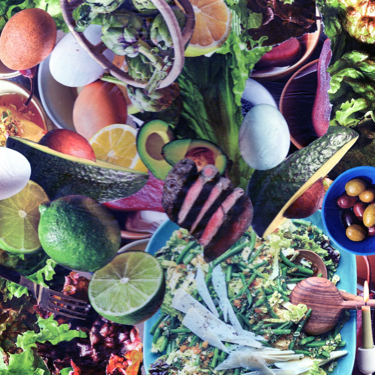 variegatedviews's tweet photo. food collage i made for our kitchen! im so happy to be putting together lots of cool stuff for a future print shop this year #magazinecollage #papercollage https://t.co/PGfhrPGRRd