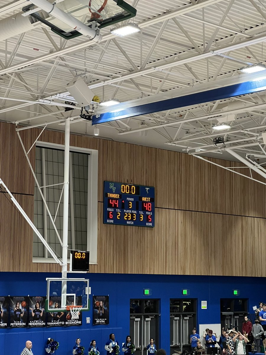 Tides fought hard during the third quarter!  GH 48-MV 46.