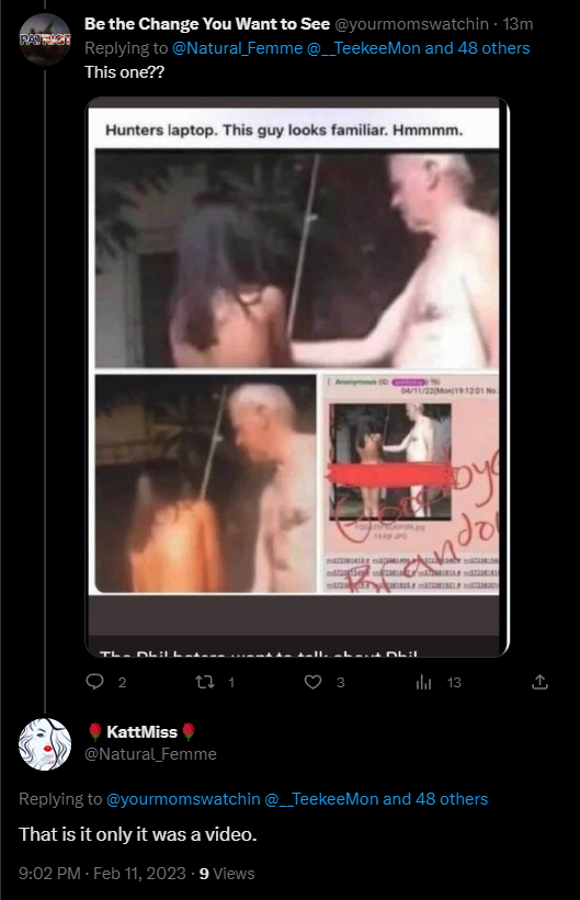 тєєкєємση (@__teekeemon) on Twitter photo <a href="/Natural_Femme/">🌹KattMiss🌹</a> <a href="/yourmomswatchin/">Be the Change You Want to See</a> @monkie_69 <a href="/memequeenkimmy/">Meme Queen 🇺🇸 👸</a> <a href="/SoulNature9/">Soul Nature</a> <a href="/Resistenzanow/">Resistenza</a> @peregrinepfp <a href="/slim90866101/">slim</a> <a href="/42Gnome/">The Gnome 💙💛</a> <a href="/Bigteethyouhave/">Lil Red Riding Hood 🇺🇸🇮🇱</a> <a href="/8BrianVogel4/">Brian Vogel</a> @RoseTahl <a href="/ghost_of_tick/">Ghost of Tick</a> <a href="/Synyster63/">Sugar Plum</a> <a href="/ThereseOSulliv2/">🇺🇸Therese🇺🇲</a> <a href="/Flattielover/">Deb 🇺🇸 🐾 🐕🦺 🐾 🇺🇸</a> <a href="/ShellyRKirchoff/">Shelly R Kirchoff</a> <a href="/tip_ct/">CT</a> <a href="/dirk_fasshauer/">𝘋𝘪𝘳𝘬</a> <a href="/Missy8008135/">Missy</a> <a href="/WoodcutterBrian/">Yall Toughest Woodcutter Podcast</a> <a href="/Lietdansnewlegs/">Lt. Dan’s New Legs</a> <a href="/RoyQHobbs/">The Natural: Light Be(i)n(g)</a> <a href="/fwe1991/">Adrenochrome dealer/Vax shedder 🇺🇸 🇺🇦🟧 🏳️🌈</a> <a href="/Silver_Strike/">Silverstrike</a> <a href="/TreatHunterDog/">Dog The Treat Hunter 🦴</a> <a href="/Godslightangel7/">Earth Angel</a> <a href="/DigiMalice/">Sinner Malice</a> <a href="/itisjustmebabe/">Belle</a> <a href="/Vickie627/">V ❤️🌈🏳️🌈🌈❤️</a> <a href="/KsLiberal/">Kansas Liberal</a> <a href="/Gigi69030829/">Gigi 🗣</a> <a href="/rosegar17673310/">rosegarden</a> <a href="/LadyOfTheOcean1/">JUSTICE PREVAILS! GOD BLESS AMERICA</a> @Littlwritergir1 <a href="/dqschmitt15/">sparky</a> <a href="/TangoGolfSierr1/">Tango Golf Sierra</a> <a href="/_CapitalOffense/">Trouble, Big Time</a> <a href="/CalvinE43701301/">Calvin Polite</a> <a href="/LindaMarkss/">Linda Marks</a> <a href="/Saysyeswecan/">🦋Katie</a> @KarenDi95261360 <a href="/RoyLovesAmerica/">🇺🇸 God Bless America 🇺🇸</a> @PridgeWessea <a href="/Stevewelds1/">Stevo</a> <a href="/resistance6666/">Donald J Trump. Con Man to S T O O P I D Fanboys</a> <a href="/LiberalLeveler/">Jami</a> <a href="/TomWatzke/">Tom Watzke</a> @Bosco8510 <a href="/jlhicks43/">Jay</a> Bullshit!
You just admitted that's the screenshot that you saw.
It's the SAME VIDEO! <a href="/Natural_Femme/">🌹KattMiss🌹</a> <a href="/yourmomswatchin/">Be the Change You Want to See</a> @monkie_69 <a href="/memequeenkimmy/">Meme Queen 🇺🇸 👸</a> <a href="/SoulNature9/">Soul Nature</a> <a href="/Resistenzanow/">Resistenza</a> @peregrinepfp <a href="/slim90866101/">slim</a> <a href="/42Gnome/">The Gnome 💙💛</a> <a href="/Bigteethyouhave/">Lil Red Riding Hood 🇺🇸🇮🇱</a> <a href="/8BrianVogel4/">Brian Vogel</a> @RoseTahl <a href="/ghost_of_tick/">Ghost of Tick</a> <a href="/Synyster63/">Sugar Plum</a> <a href="/ThereseOSulliv2/">🇺🇸Therese🇺🇲</a> <a href="/Flattielover/">Deb 🇺🇸 🐾 🐕🦺 🐾 🇺🇸</a> <a href="/ShellyRKirchoff/">Shelly R Kirchoff</a> <a href="/tip_ct/">CT</a> <a href="/dirk_fasshauer/">𝘋𝘪𝘳𝘬</a> <a href="/Missy8008135/">Missy</a> <a href="/WoodcutterBrian/">Yall Toughest Woodcutter Podcast</a> <a href="/Lietdansnewlegs/">Lt. Dan’s New Legs</a> <a href="/RoyQHobbs/">The Natural: Light Be(i)n(g)</a> <a href="/fwe1991/">Adrenochrome dealer/Vax shedder 🇺🇸 🇺🇦🟧 🏳️🌈</a> <a href="/Silver_Strike/">Silverstrike</a> <a href="/TreatHunterDog/">Dog The Treat Hunter 🦴</a> <a href="/Godslightangel7/">Earth Angel</a> <a href="/DigiMalice/">Sinner Malice</a> <a href="/itisjustmebabe/">Belle</a> <a href="/Vickie627/">V ❤️🌈🏳️🌈🌈❤️</a> <a href="/KsLiberal/">Kansas Liberal</a> <a href="/Gigi69030829/">Gigi 🗣</a> <a href="/rosegar17673310/">rosegarden</a> <a href="/LadyOfTheOcean1/">JUSTICE PREVAILS! GOD BLESS AMERICA</a> @Littlwritergir1 <a href="/dqschmitt15/">sparky</a> <a href="/TangoGolfSierr1/">Tango Golf Sierra</a> <a href="/_CapitalOffense/">Trouble, Big Time</a> <a href="/CalvinE43701301/">Calvin Polite</a> <a href="/LindaMarkss/">Linda Marks</a> <a href="/Saysyeswecan/">🦋Katie</a> @KarenDi95261360 <a href="/RoyLovesAmerica/">🇺🇸 God Bless America 🇺🇸</a> @PridgeWessea <a href="/Stevewelds1/">Stevo</a> <a href="/resistance6666/">Donald J Trump. Con Man to S T O O P I D Fanboys</a> <a href="/LiberalLeveler/">Jami</a> <a href="/TomWatzke/">Tom Watzke</a> @Bosco8510 <a href="/jlhicks43/">Jay</a> Bullshit!
You just admitted that's the screenshot that you saw.
It's the SAME VIDEO!
