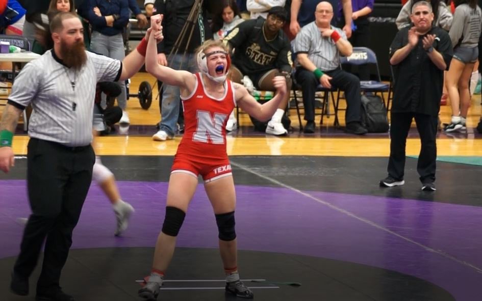 It’s okay to flex a little if you just won the regional championship, right? @TX__Wrestling @MackAttack_2025 @NISDAthletics #statebound #TexanPride