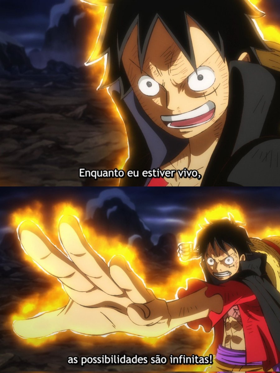 bossasuke's tweet photo. eu AMO essa frase  
#ONEPIECE1051 https://t.co/tio6VMJ60W