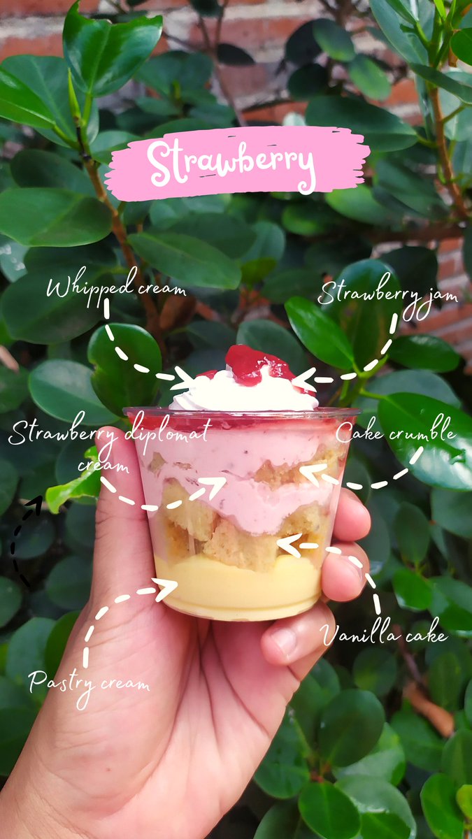 dayfly_id's tweet photo. Hallo temen2, kita lagi open PO Dessert Cup nih, cuma 17k aja. Pemesanan H-1 yaa.
Ada 6 varian rasa yang dijamin enak semua๐
.
๐ https://t.co/qKKXGTIB8I
๐ท https://t.co/hzwiroGZ5i
๐ Blimbing, Malang
#dessert #dessertbox #kulinermalang
#pasarmingguinfomalang @infomalang https://t.co/UHAiziNact