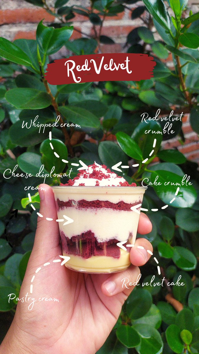 Hallo temen2, kita lagi open PO Dessert Cup nih, cuma 17k aja. Pemesanan H-1 yaa. 
Ada 6 varian rasa yang dijamin enak semua👌
. 
📞 wa.me/+6287702910785 
📷 instagram.com/dayfly.id
📍 Blimbing, Malang

#dessert #dessertbox #kulinermalang 
#pasarmingguinfomalang @infomalang