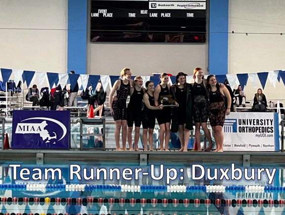 Congrats to the top performers at the Girl’s Swimming Sectional Championship!