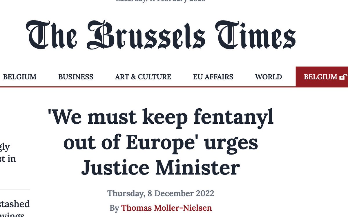 Gil Gamesh on Twitter "Fentanyl was invented by by Dr Paul Janssen, a