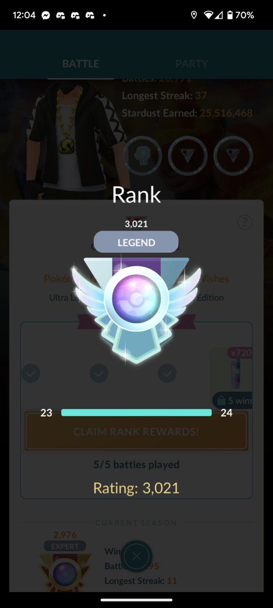 Scotchilicious's tweet photo. Another GBL season finishing with legend 🤩 Had little motivation to climb but @Lauren_lolly_ helped ☺️
Thanks @LiquidKen for the Tentacruel inspiration in premier ultra for +350 and @HouseStark_93 for his amazing Love cup team for the final push 😻 https://t.co/cBwFAJD4qh