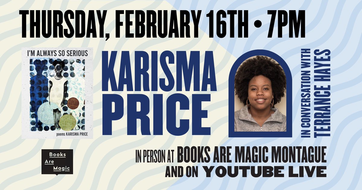 If you missed last night's reading but still want to hear me while I'm in NYC, get a ticket to my event on 2/16 at Books are Magic (<a href="/booksaremagicbk/">Books Are Magic</a>). I'll be in conversation with Terrance Hayes!
eventbrite.com/e/in-store-kar…