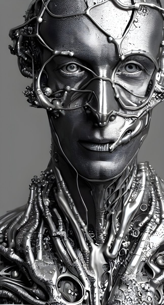 w1gglb0t on Twitter "AI Biomechanical human hybrids. Made with stable