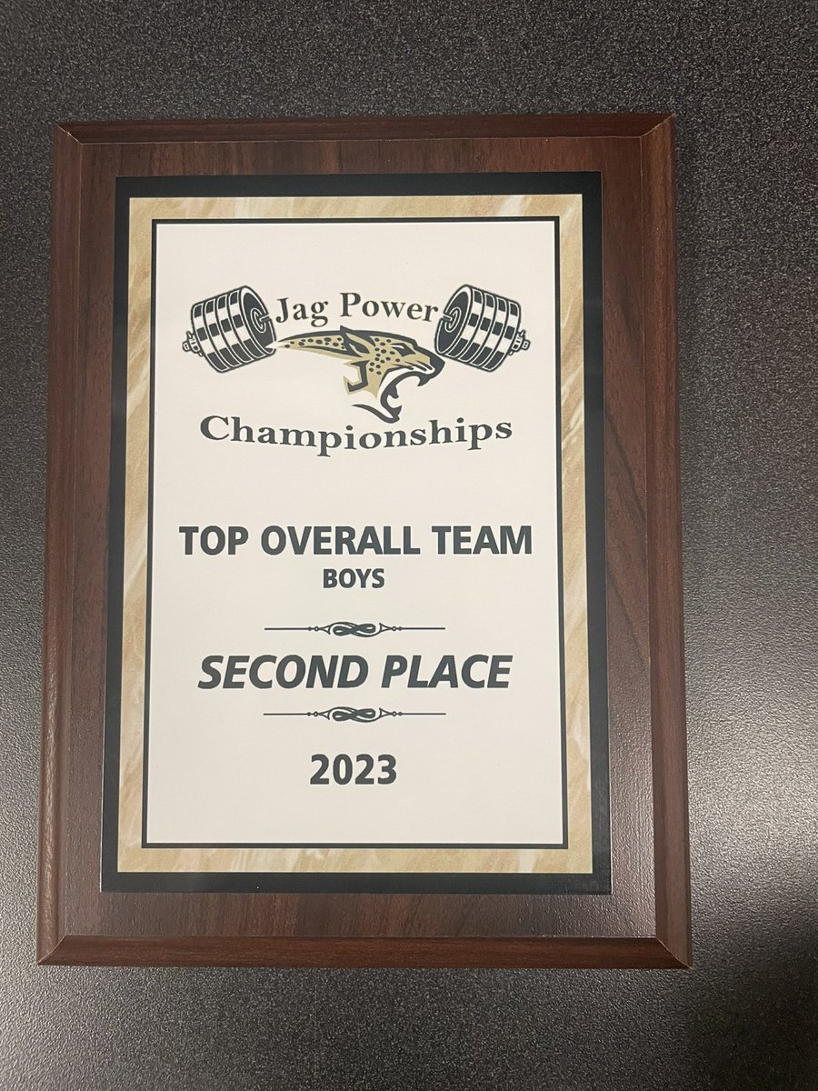 PVillePower's tweet image. Another great Powerlifting meet put on by @BudaLadyJagsPL The Pflugerville Boys Powerlifting team brought home the 2nd place plaque!! @PfISDAthletics #RaiseTheBar #MovingWeight