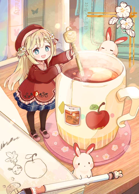 タグ企画 #一次創作絵師拡散フェス03 に参加します。可愛くてメルヘンなものが大好きです…! 