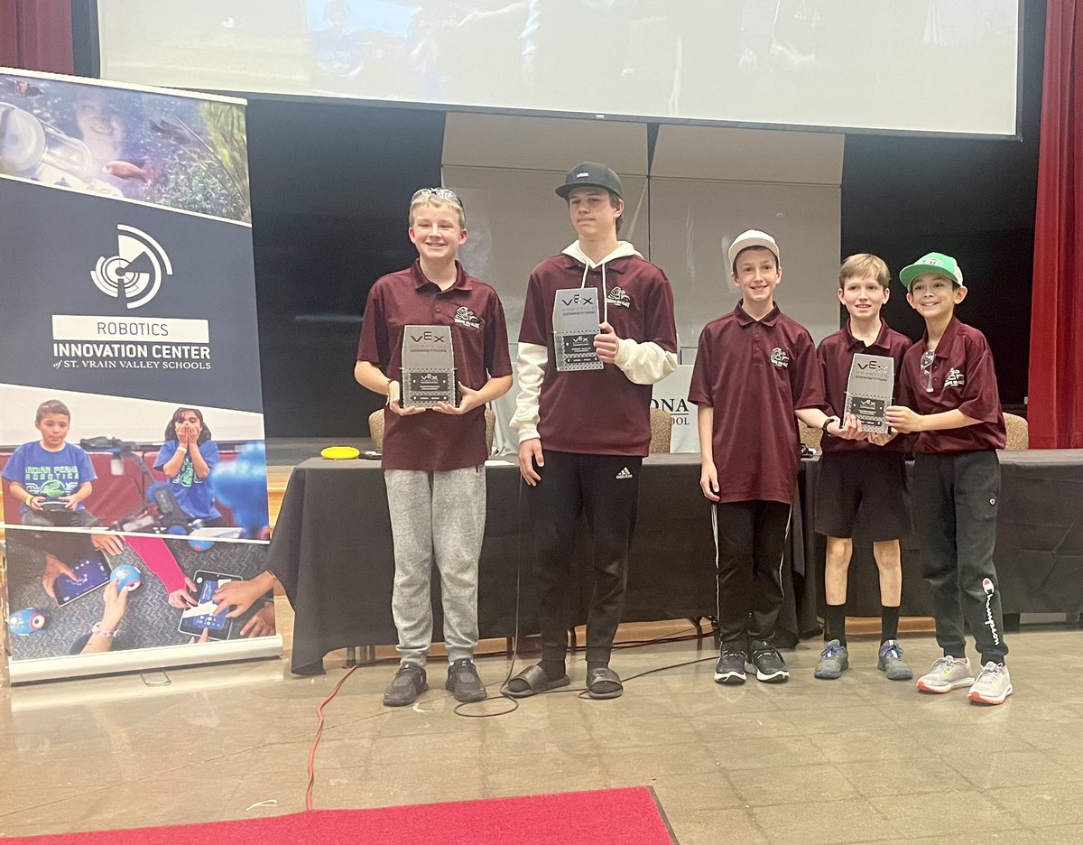 M. Travis O’Hair (@altonaap) on Twitter photo Congrats to the <a href="/AltonaMS/">Altona Middle School</a> <a href="/VEXRobotics/">VEX Robotics</a> teams who won Skills, Excellence, and tournament CHAMPS today! 5 teams now headed to the state champs. That’s the #AltonaWay! #StVrainStorm <a href="/lacrosse_jeremy/">Jeremy LaCrosse</a> <a href="/heernt1/">Joe Rovere</a> <a href="/SVVSDsupt/">Jackie Kapushion, Ed.D.</a> <a href="/DPerfettiDeany/">Dina Perfetti-Deany</a> <a href="/DiscmaniaDiscs/">Discmania Golf Discs</a> <a href="/InnovaDiscs/">Innova Discs</a> <a href="/MVPDiscSports/">MVP Disc Sports</a> Congrats to the <a href="/AltonaMS/">Altona Middle School</a> <a href="/VEXRobotics/">VEX Robotics</a> teams who won Skills, Excellence, and tournament CHAMPS today! 5 teams now headed to the state champs. That’s the #AltonaWay! #StVrainStorm <a href="/lacrosse_jeremy/">Jeremy LaCrosse</a> <a href="/heernt1/">Joe Rovere</a> <a href="/SVVSDsupt/">Jackie Kapushion, Ed.D.</a> <a href="/DPerfettiDeany/">Dina Perfetti-Deany</a> <a href="/DiscmaniaDiscs/">Discmania Golf Discs</a> <a href="/InnovaDiscs/">Innova Discs</a> <a href="/MVPDiscSports/">MVP Disc Sports</a>