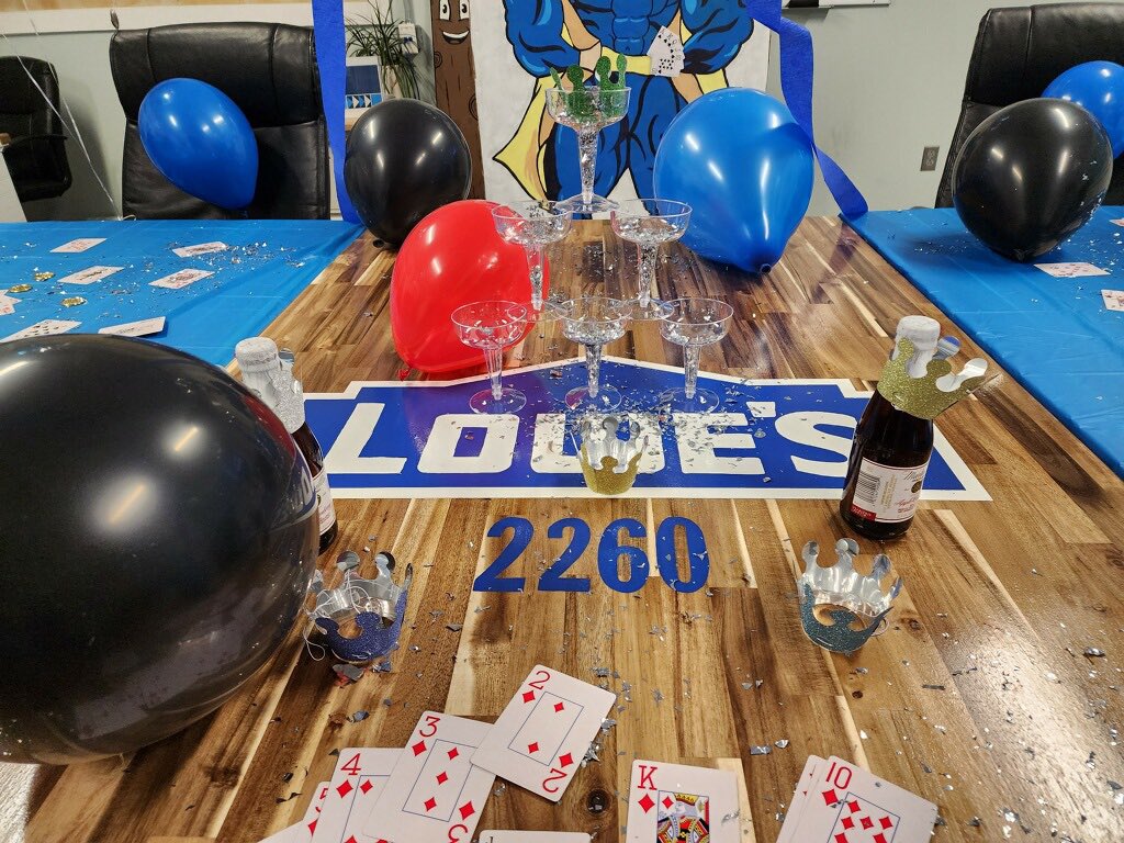 Annette2260's tweet photo. Our leadership team had a lot of fun watching the Lowe’s 2023 SMM this week! @newton2260 @edmerk27 https://t.co/eTtEzXqUPF