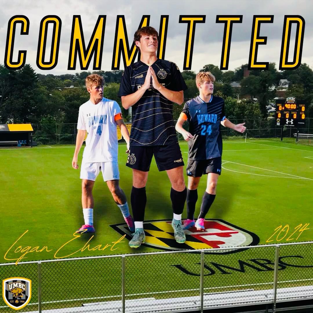 EhartLogan's tweet photo. I am very excited to announce my verbal commitment to play division 1 soccer at UMBC, where I will continue my athletic and academic career. I want to thank my Family, Coaches, and Friends for making this possible! I am very grateful for this opportunity! 🖤💛 https://t.co/oyDyx55O2c