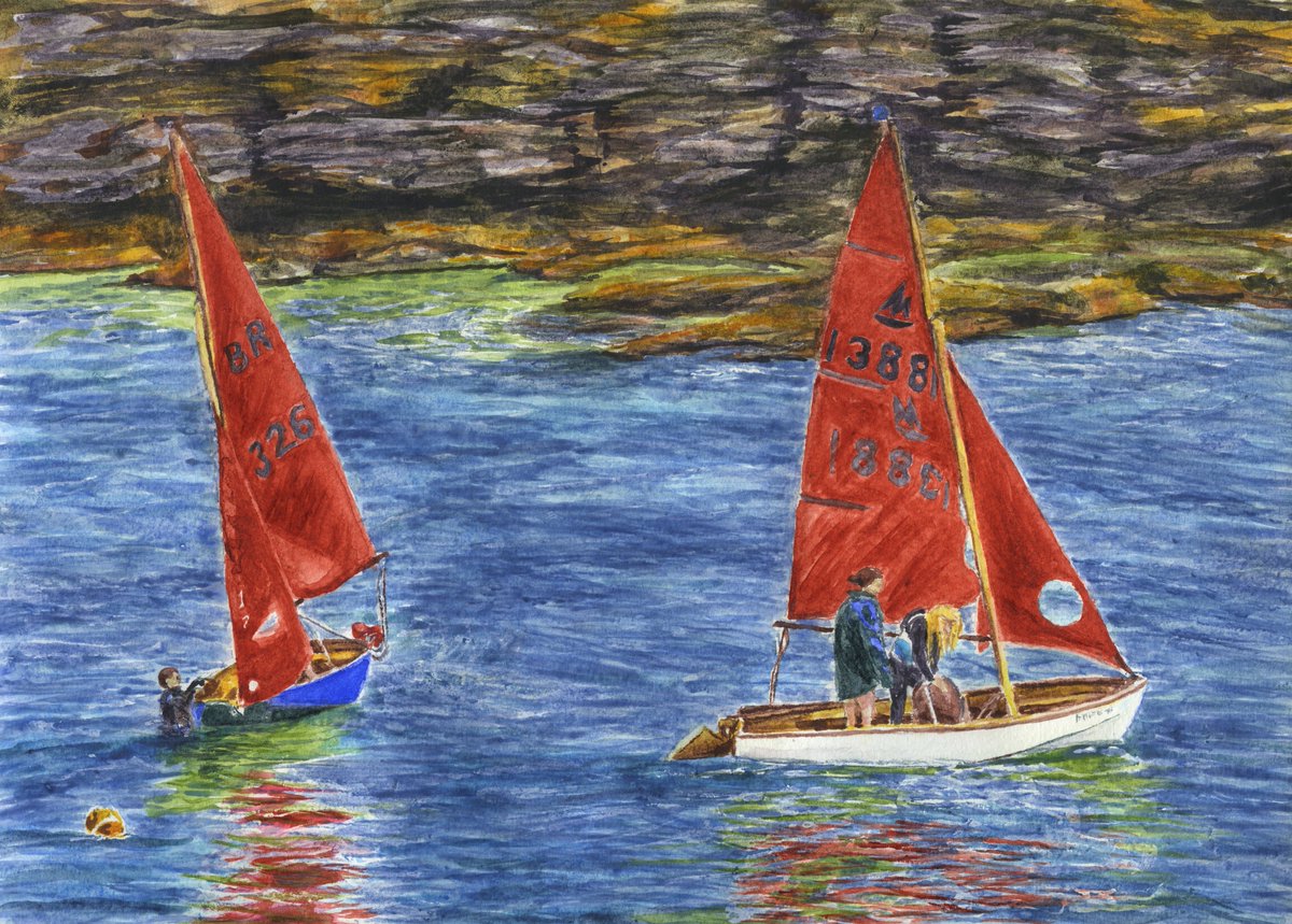 LymphomaLass's tweet photo. Just to share a summer memory:
Mirrors in Porth Diana.
Available at: https://t.co/TaUcRxowmY
If you're interested in purchasing the A4 original, please just ping me a private message.
Thanks!
Sam aka LymphomaLass xx #sailing #anglesey #sail #ynysmon #sailingboats #sailboats https://t.co/8pj654tiTf