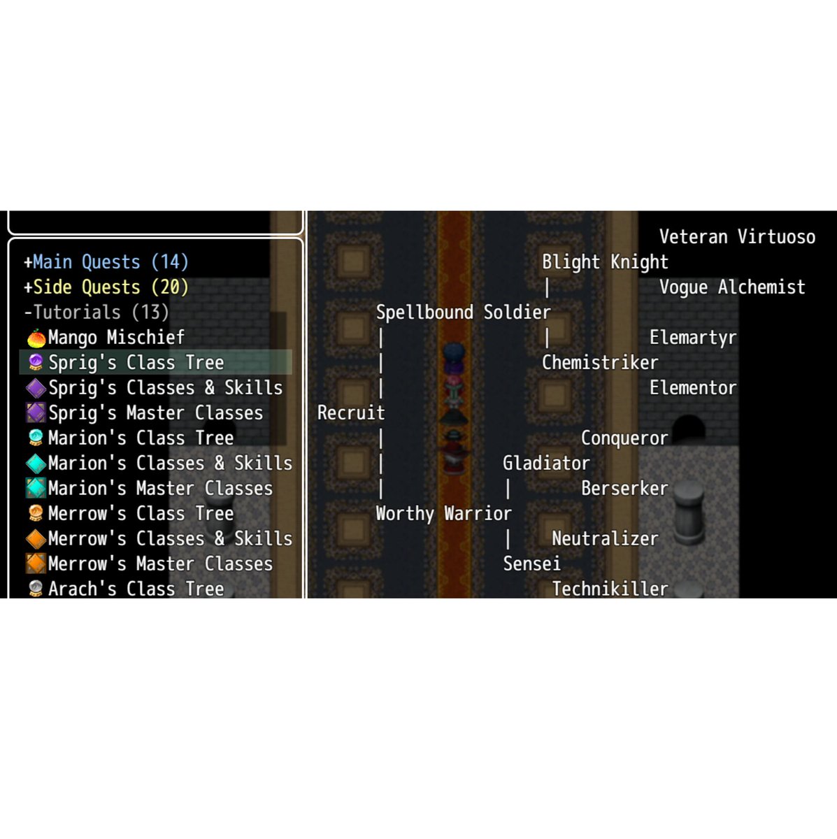 If you like old-school JRPGs, check out #MangoMischief on #Steam! 30 hours of gameplay for just $5 :)
store.steampowered.com/app/1680670/Ma…

#rpg #jrpg #pc #steamdeck #retro #8bit #16bit #retrogaming #gamedev #indie #indiedev #indiegame #indiegamedev #solodev #gamers #gaming #gamer #pcgaming