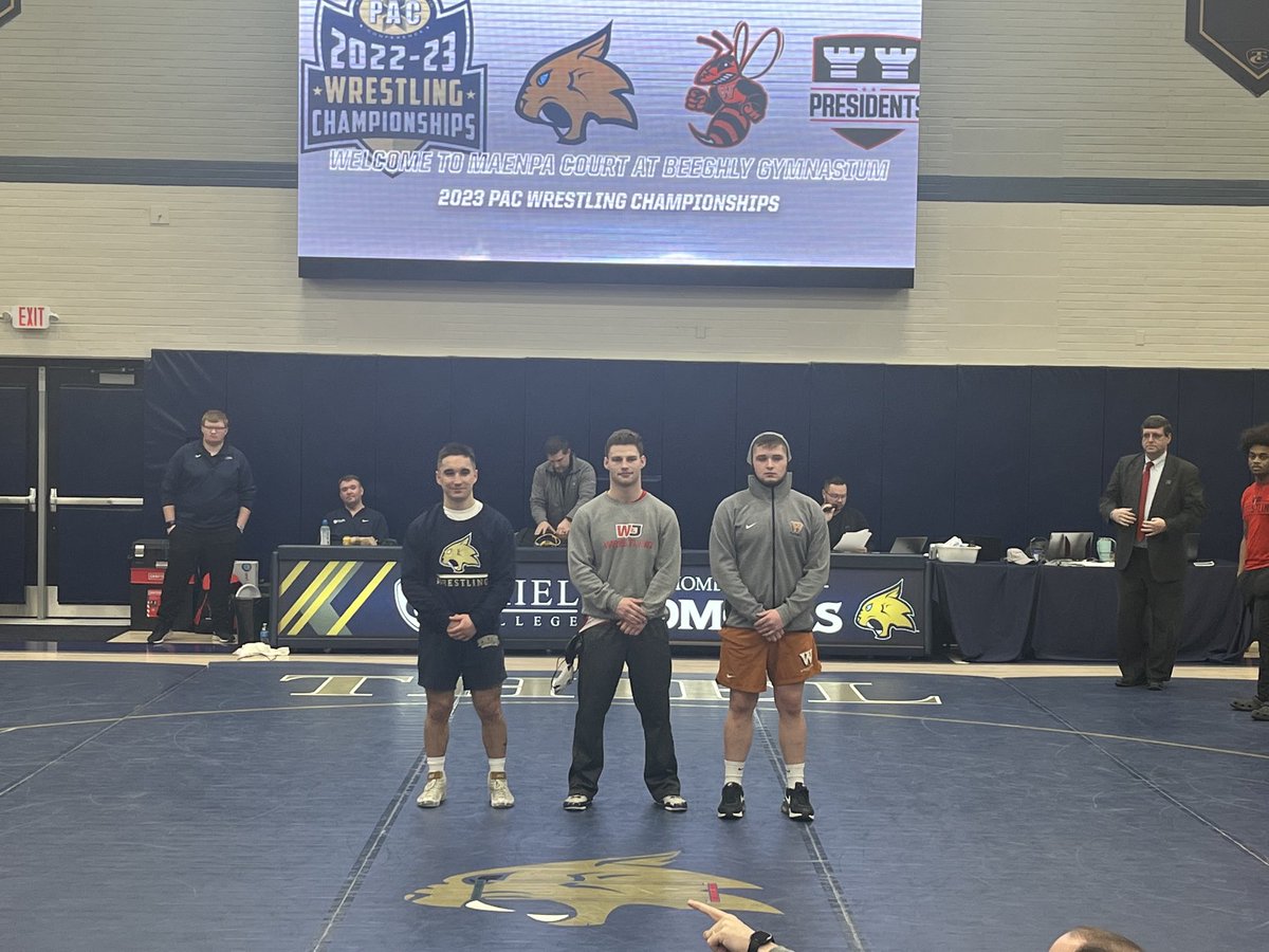 david_marko72's tweet photo. Congratulations ⁦@loganmarko44⁩ ⁦@WJWrestling⁩ !  Logan won the PAC championship at 165lbs, the Sportsmanship Award and the team was PAC Champions! https://t.co/L4aMM1haWh