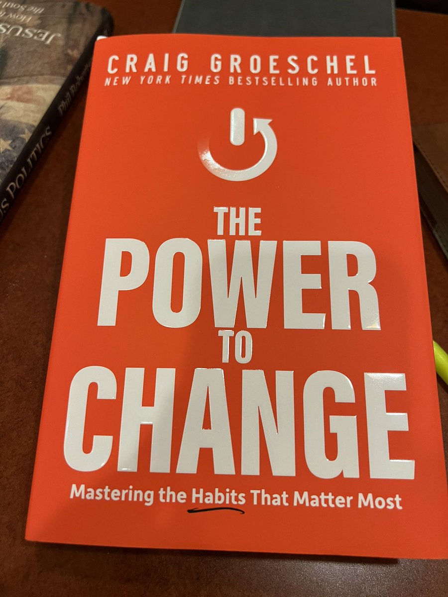 TPayneMoore's tweet photo. @craiggroeschel picked up a copy a couple days early! Excited to jump in and change some habits! Thanks for all Your leadership wisdom and teaching! https://t.co/bBh30eN8R2