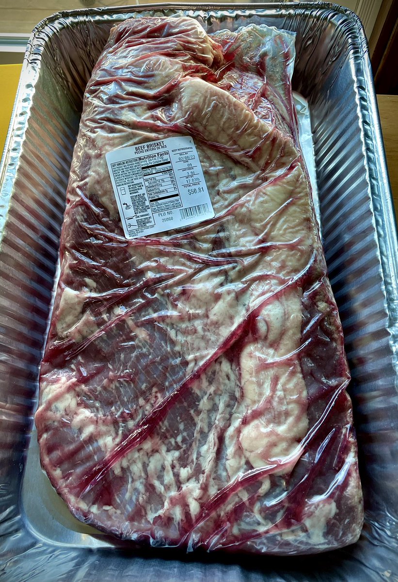 Can’t wait to smoke this brisket tomorrow for the “big game.” Spent this afternoon separating, trimming, and now allowing the rubs to “sink in” overnight. We’ll have slices and burnt ends this time tomorrow. And lots and lots of other stuff.