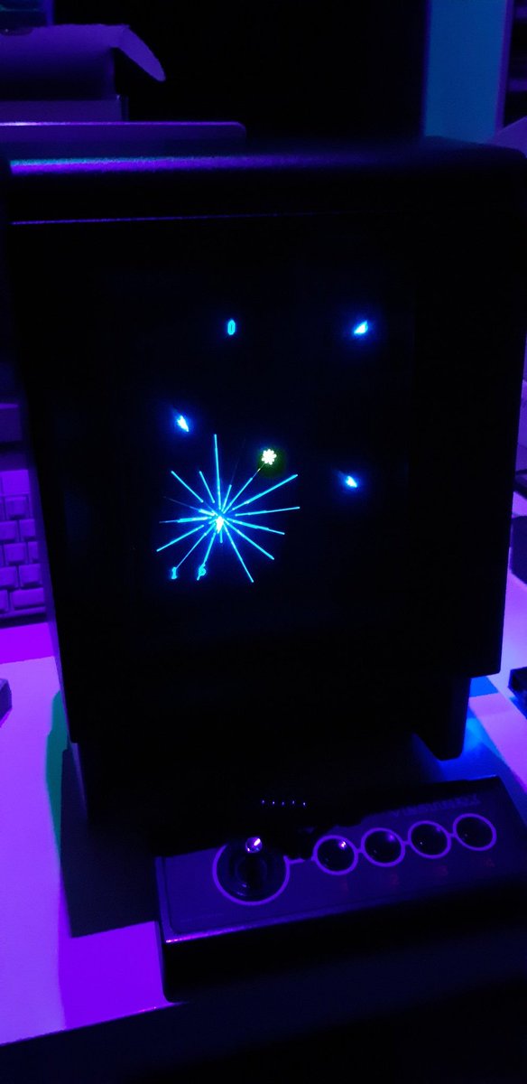RetroGamesColl's tweet photo. One of my most prized possessions, my MB Vectrex - back from being repaired. There is nothing quite like this unique 80s vector graphics console and finally, I get to play my VecMulti cart properly without problem. Now I just need to get my PiTrex configured!

#vectrex #MBVectrex https://t.co/ZOAp9TLZRH