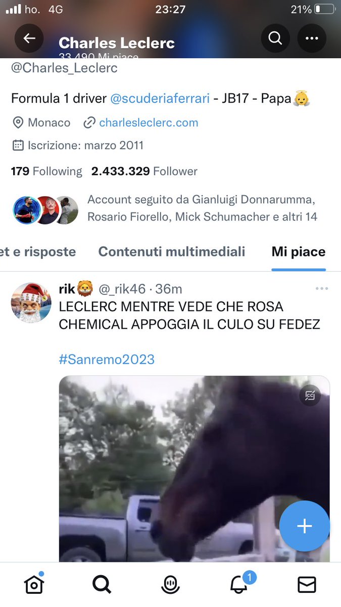 #Sanremo2023 #leclerc