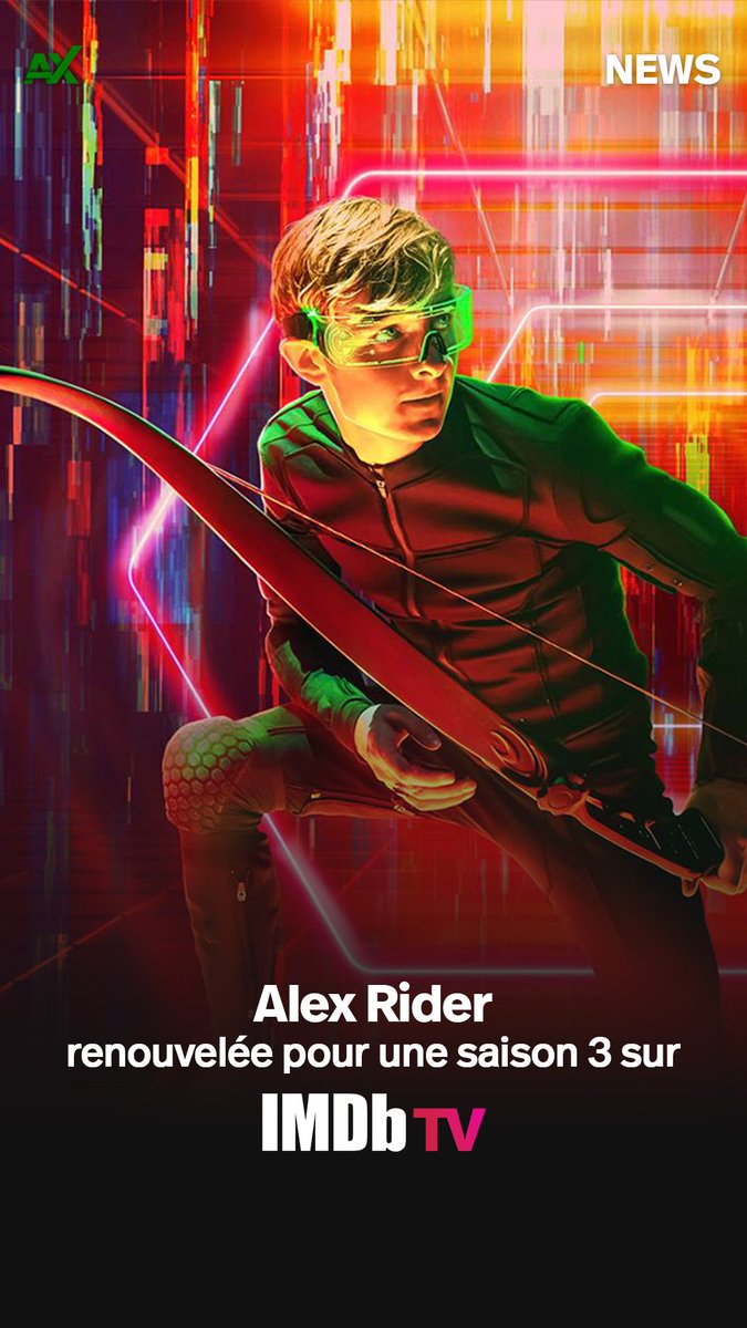 alxserix's tweet photo. La série #AlexRider est renouvelée pour une 3ème saison sur @IMDbTV.
La série est disponible en streaming sur @OCSTV en France.
#IMDbTV #OCS https://t.co/mMO3vMRzPw