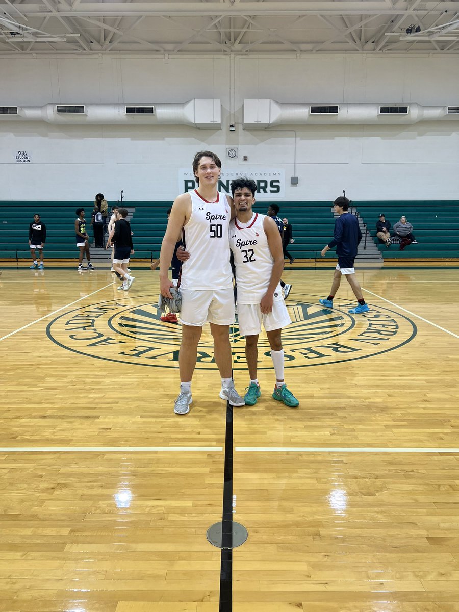 OPCBball's tweet photo. Spire Black survives a ISA Green late game run to win 75-58. Big man Emil Millde (50) led Spire Black with 13 points and Ziyan Ali (32) followed with 12 points. Zach Hannen (24) led the game and ISA Green with 20 points. https://t.co/UbHJBXvqV7