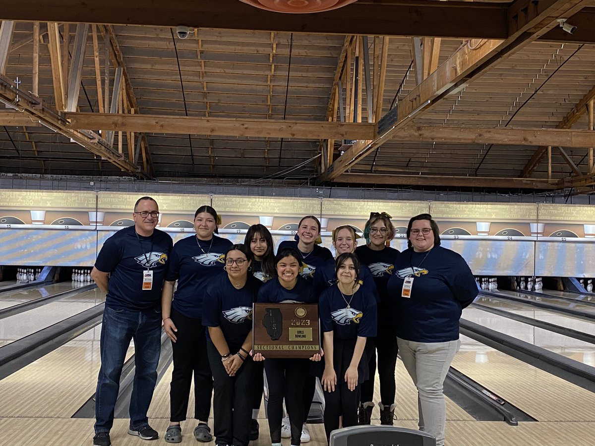 Congratulations to the Girls Bowling team on their IHSA Sectional Championship! #leydenpride