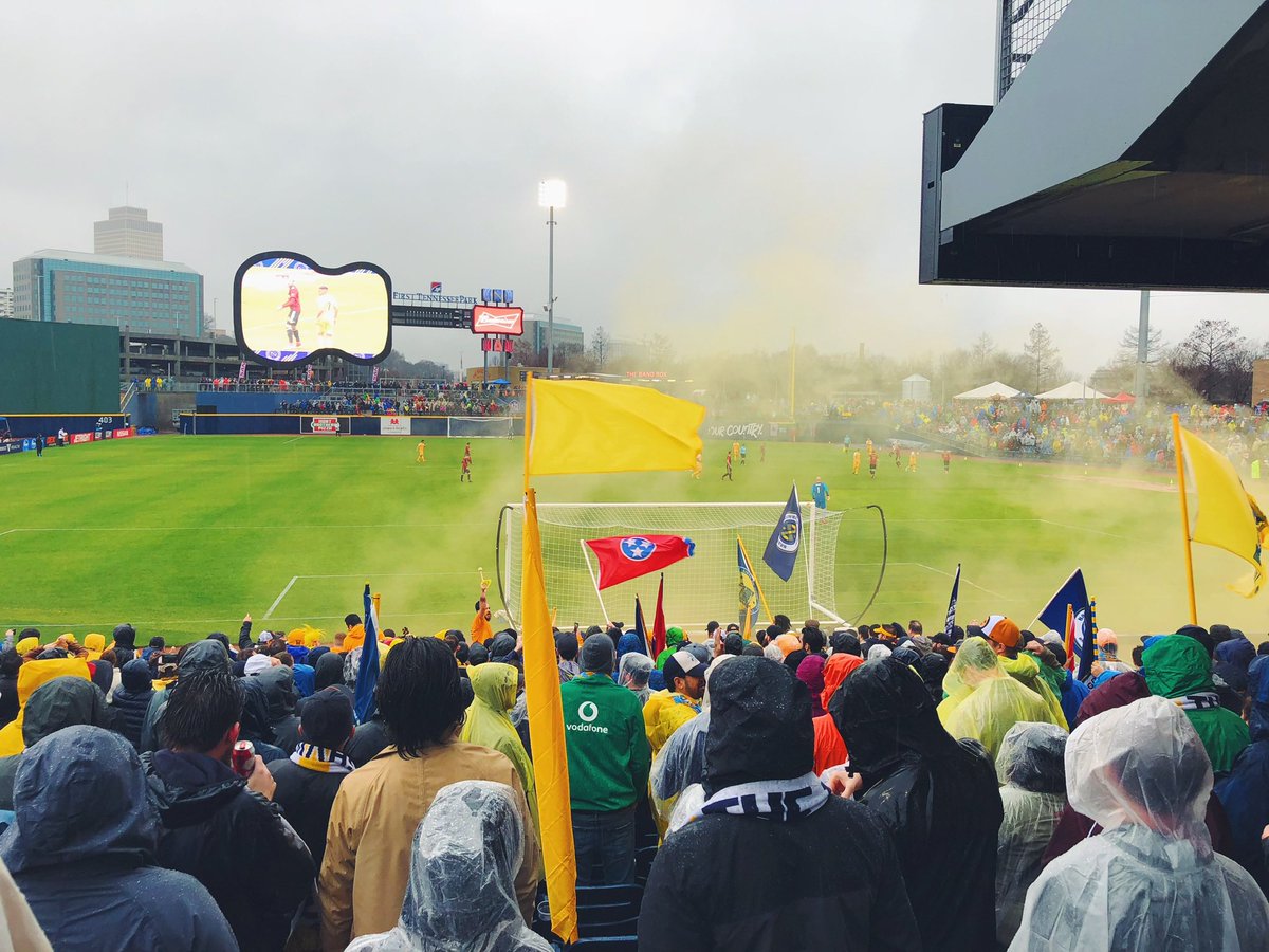 will_boling's tweet photo. Pro soccer in Nashville kicked off five years ago today. 

Feels like yesterday. @NashvilleSC 💛 https://t.co/4Fw39czpbq
