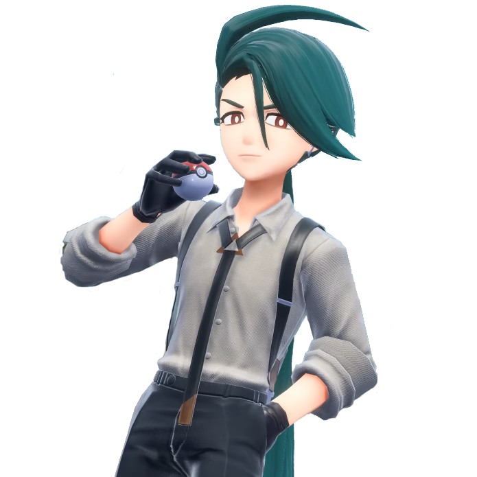 VogueVG's tweet photo. Rika / Slacks, Shirt &amp; Suspenders / Pokemon Scarlet &amp; Violet (2022 https://t.co/f6Mi6KVF8Z