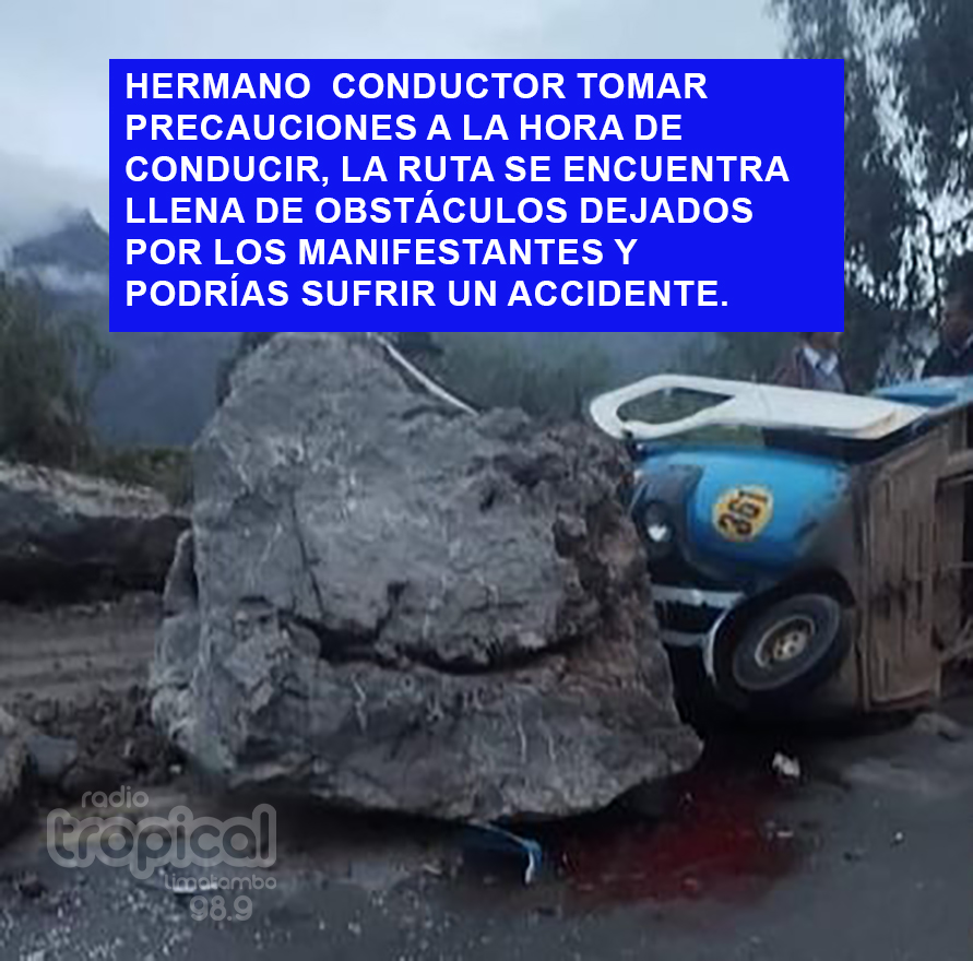 RadioLimatambo's tweet photo. 📻 5:35 p. m. | 11/02/2023 ● aquí reportando la situación de la vía.
🚛 Lima - Ica - libre.
🚧 Puquio - Challhuanca - bloqueado.
🚐 Abancay - Curahuasi - Mollepata - Limatambo - Ancahuasi - Pampa de Anta - Izcuchaca - Poroy - Cusco - libre.
#Limatambo #Cusco https://t.co/FUoJCC2O0P