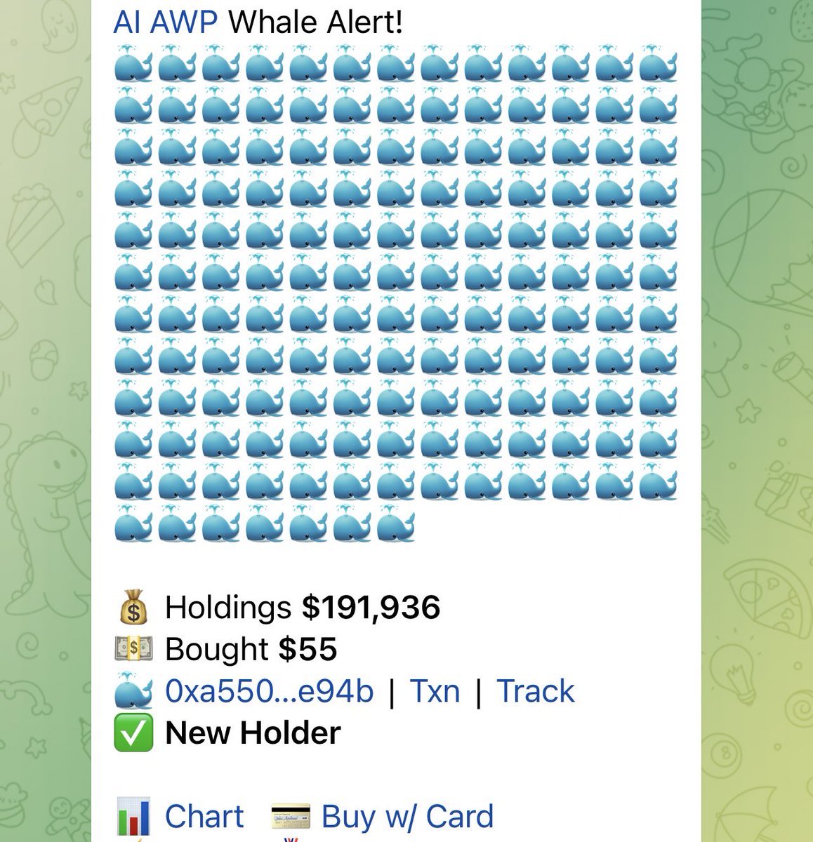 Whales joining us!

$AIAWP 

Bot Live 🤖
t.me/aiawptweetbot