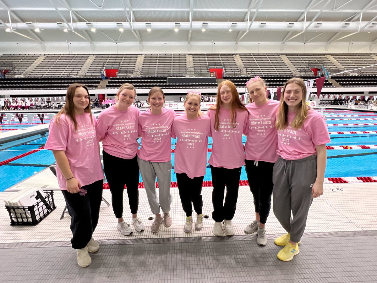 Proud of this team!  Wawasee placed 7th in IHSAA Swimming State Championship today!  This is the best finish in school history!  #WHS #Warriors