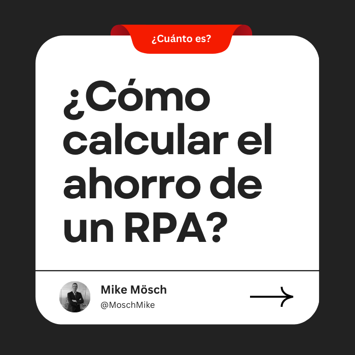 AI_verso's tweet photo. 🔴 Reducir costes operativos con #RPA  🎯

¿Cómo calcular el ahorro?

🎯 Descubre más sobre cómo calcular el ahorro de una automatización mediante #RPA en nuestro último artículo: 
https://t.co/I4zYq7v7bP

#BPM #IA #empresa #negocio #estrategia #Digital https://t.co/qotmHufPFd