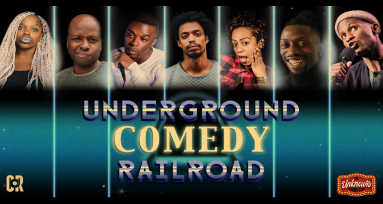 The Underground Comedy Railroad The phenomenal line-up of hilarious comedians includes @danielwoodrow, #RodneyRamsey, @TheAlanShane, @Teemair, @KeeshaBrownie, @Georgerivard867, and #KevinChristopher. @comedynest #Montreal @lemoisdesnoirs #comedy wp.me/p4jJoz-dCv