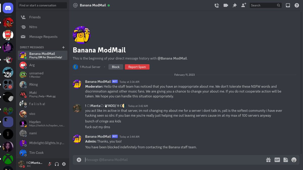 BigBoyManta's tweet photo. @CabooseyTV   This yall mods? https://t.co/iHN2EAKCTm