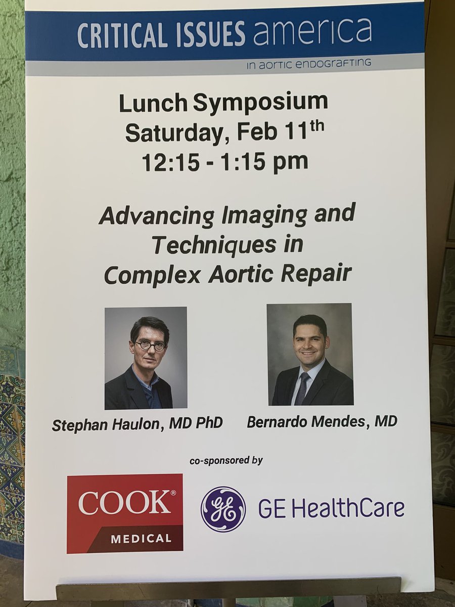 Pınar Erdenay MHA, RT(R) VI (@pinarerdenay9) on Twitter photo Big Thank you in order to <a href="/drbermendes/">Bernardo Mendes</a> and @stephanhoulon for the great presentations on our first co-sponsored lunch symposium with <a href="/cookvascular/">Cook Vascular</a>. Thank you <a href="/lauramarks/">lauramarks</a> for the great symposium. #gehealtcare #allia #endovascular Big Thank you in order to <a href="/drbermendes/">Bernardo Mendes</a> and @stephanhoulon for the great presentations on our first co-sponsored lunch symposium with <a href="/cookvascular/">Cook Vascular</a>. Thank you <a href="/lauramarks/">lauramarks</a> for the great symposium. #gehealtcare #allia #endovascular